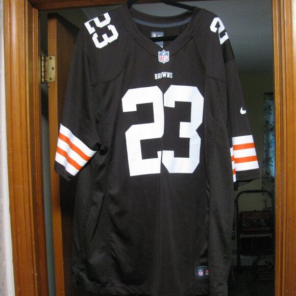 JOE HADEN CLEVELAND BROWNS  # 23 NIKE ON FIELD SEWN JERSEY SZ XXL BRAND NEW NWOT - Picture 3 of 11